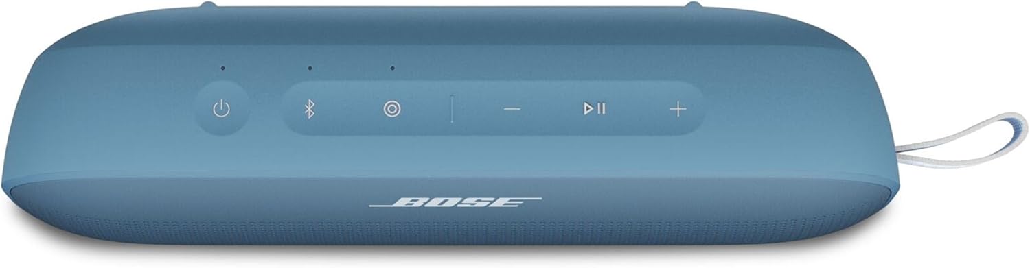 Bose SoundLink Flex Bluetooth Speaker (2nd Gen) - Portable Outdoor Speaker with Hi-Fi Audio, Waterproof and Dustproof, USB-C, Up to 12 Hours Battery Life, Blue Dusk