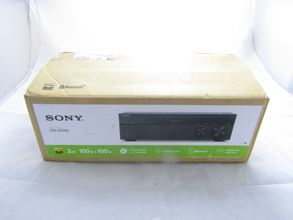 Sony STRDH190 2-ch Home Stereo Receiver with Phono Inputs & Bluetooth