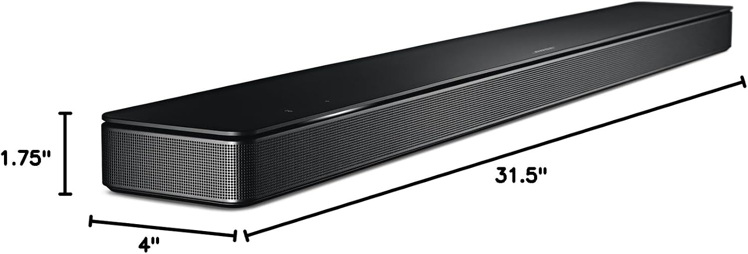 Bose Soundbar 500 Smart Soundbar with Alexa, Wi-Fi, Bluetooth and AirPlay 2 – BlackVG