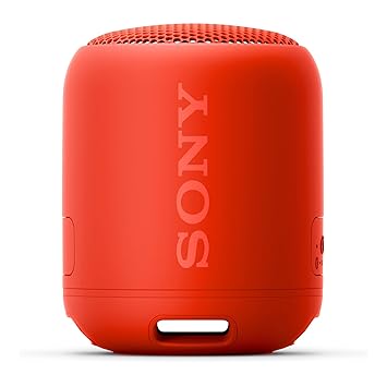 Sony - SRS-XB12 Portable Bluetooth Speaker - Red AC