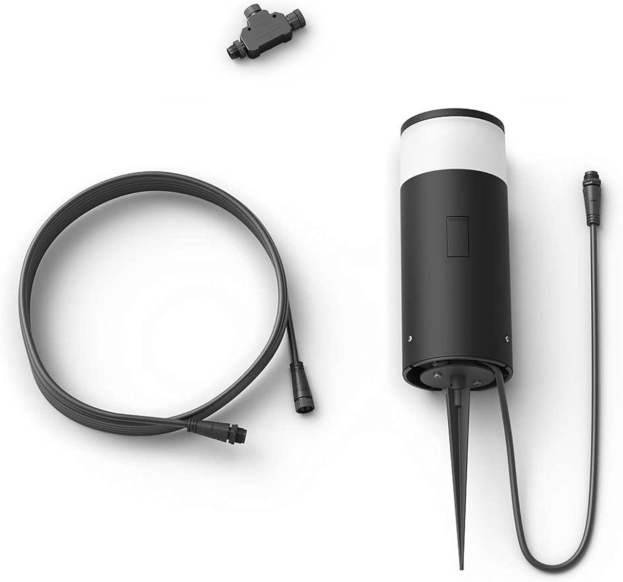 Philips Hue White and Color Ambiance Calla Outdoor Pathway Light Extension Kit Black 802082
