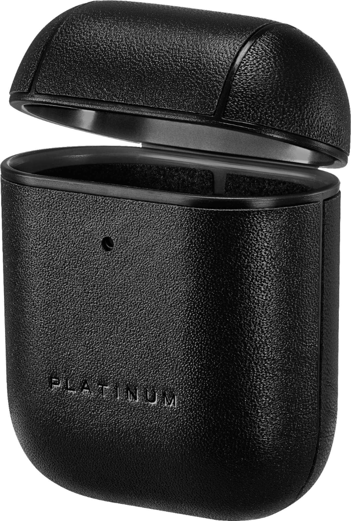 Platinum™ Leather Case for Apple AirPods Black LN