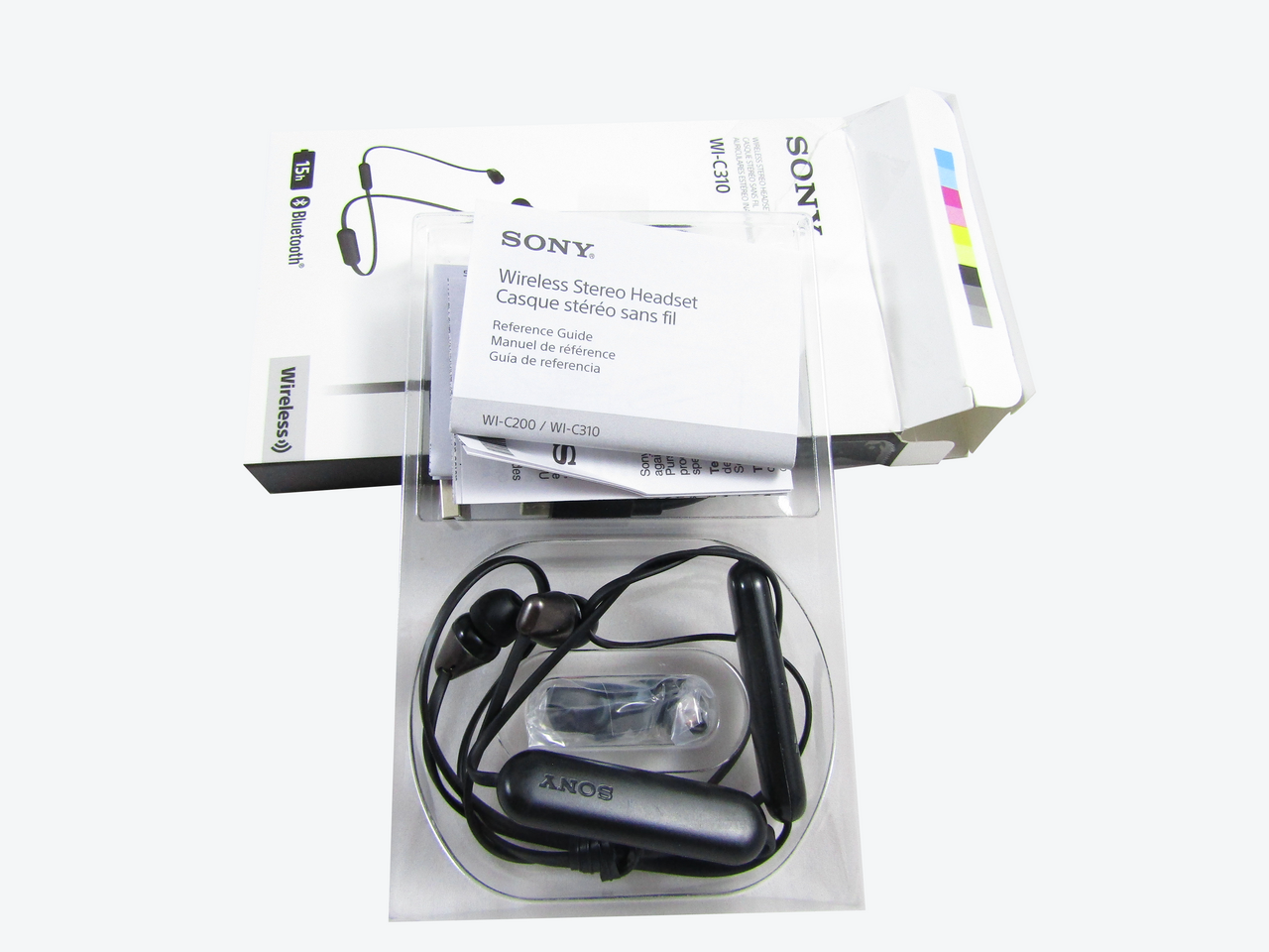Sony WI-C310 Wireless in-Ear Headphones, Black LN