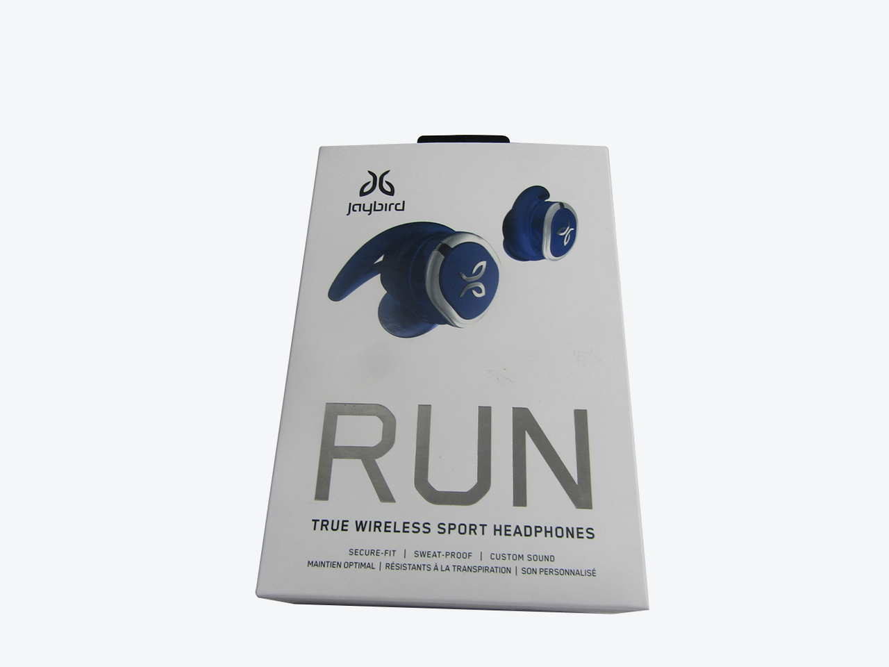 JAYBIRD RUN TRUE WIRELESS SPORT HEADPHONES BLUE STEEL LN