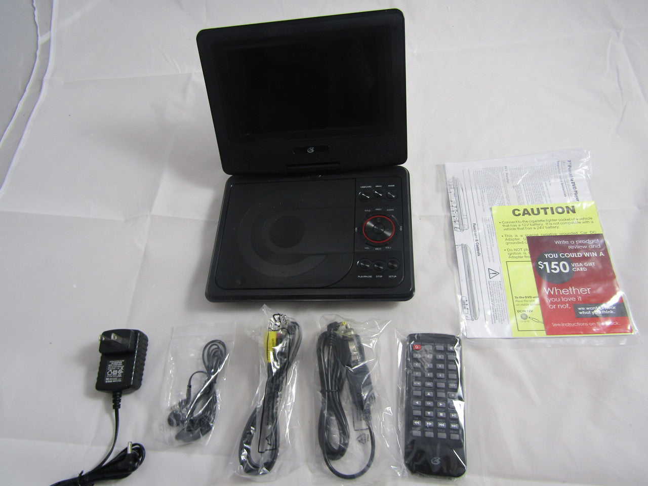 GPX PD701B Portable Dvd Player Blk LN