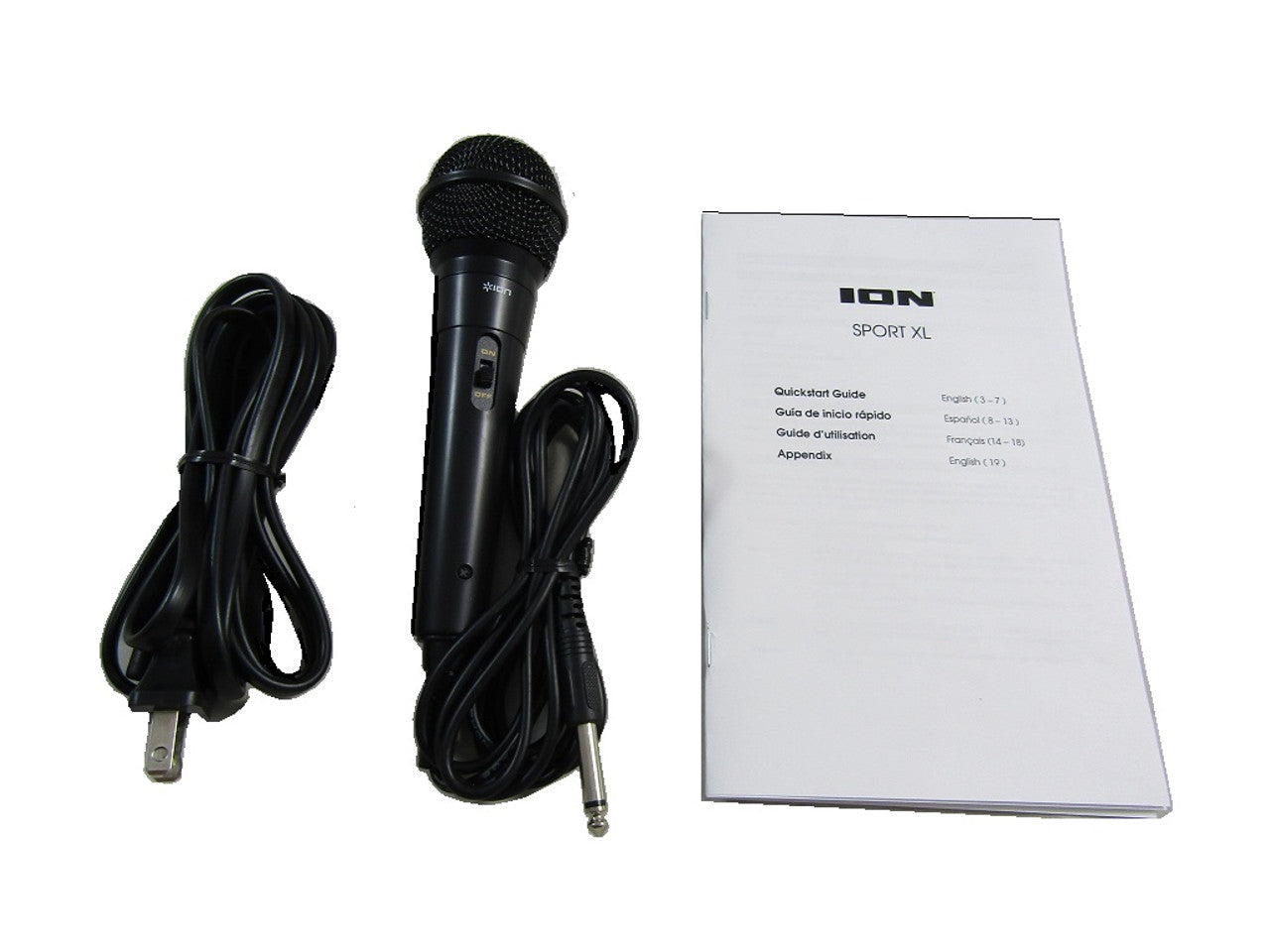 ION Audio - Sport XL High-Power All-Weather Rechargeable Portable Bluetooth Speaker Black VG