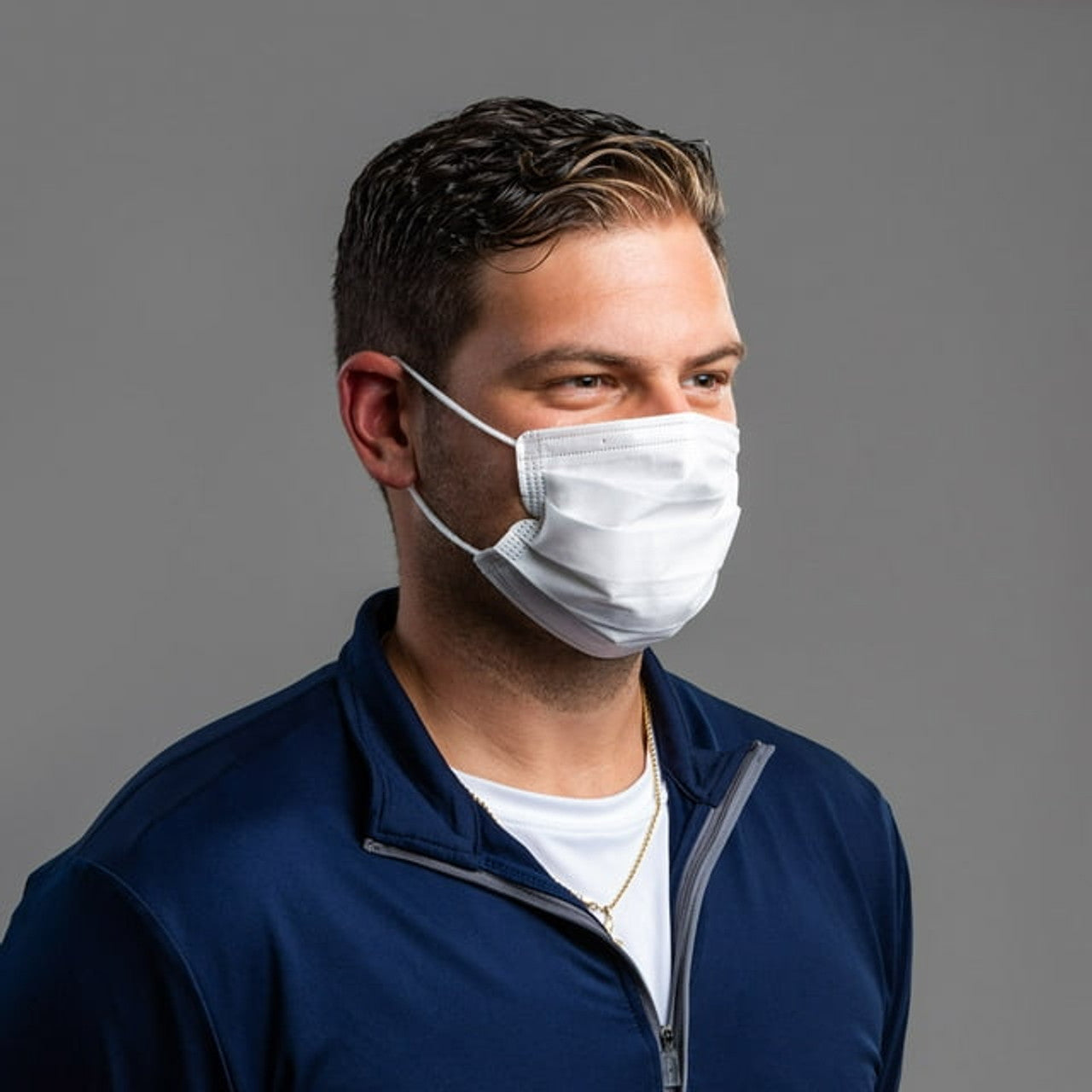 IRIS USA 3 Ply Comfort Earloop Facemask 50 Pack