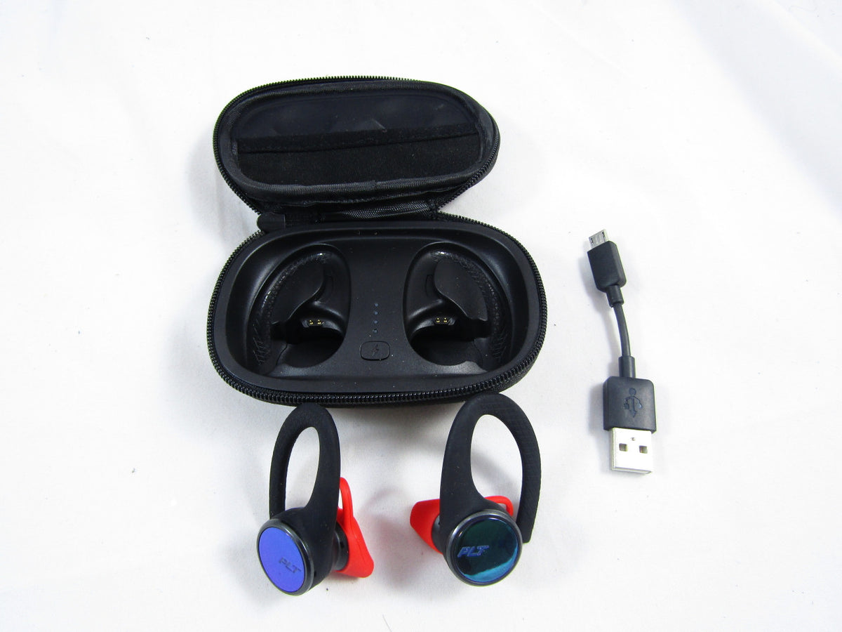 Plantronics Backbeat Fit 3150 Bluetooth 5.0 True Wireless Sport Earbuds Black VG