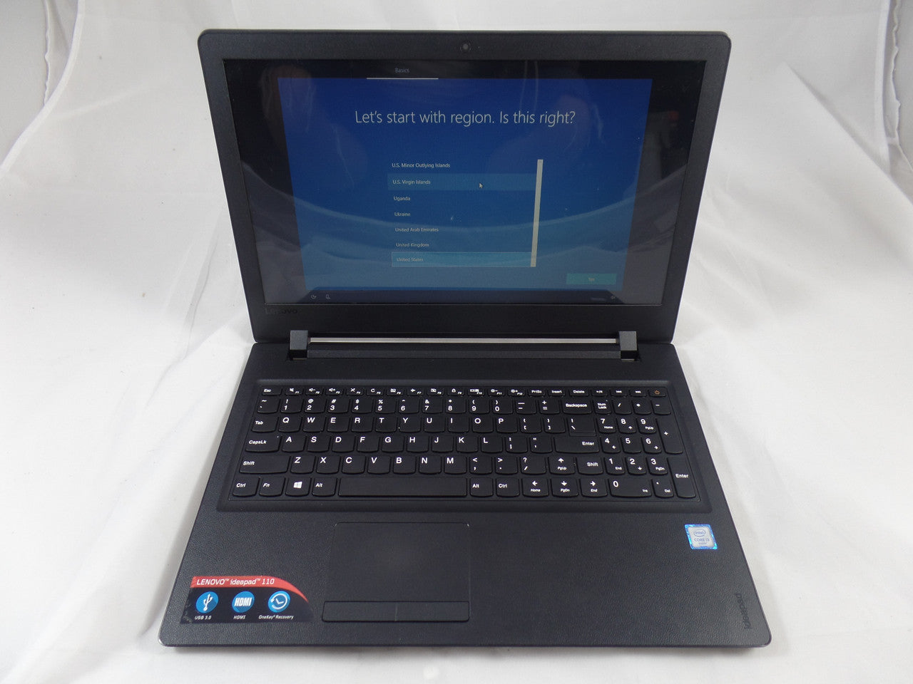 Lenovo ideapad 110-15ISK 15.6" Laptop Intel Core i3 6GB Memory 240GB SSD 80UD00M3US VG