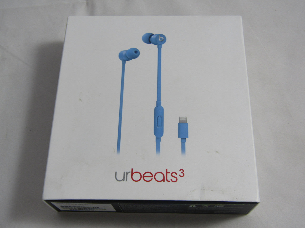 Beats by Dr. Dre - urBeats3 Earphones with Lightning Connector - Blue MUHT2LL/A LN