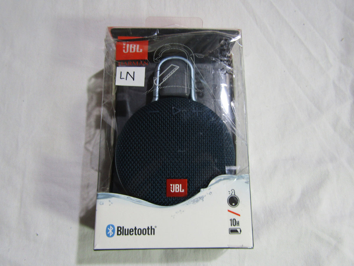 JBL Clip 3 Portable Waterproof Wireless Bluetooth Speaker Blue LN