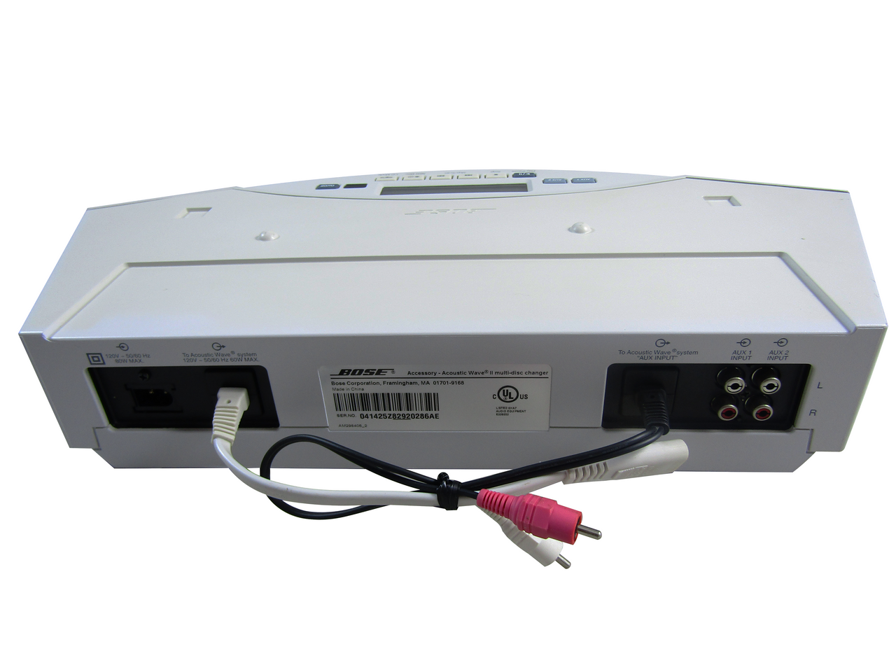 Bose Acoustic Wave music system II + Acoustic Wave system II 5-CD changer Platinum White VG