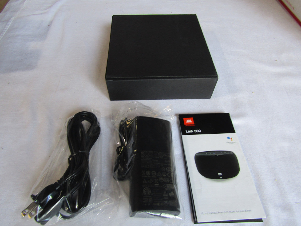 JBL JBLLINK300BLKUS LINK 300 Wireless Speaker with Google Assistant Black LN