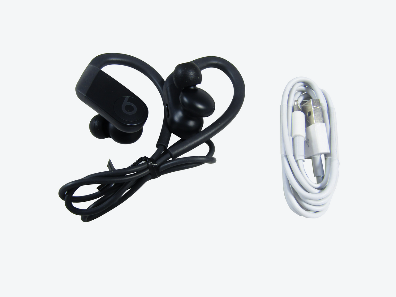 Powerbeats High-Performance Wireless Earphones - Apple H1 Headphone Chip, Class 1 Bluetooth, 15 Hours Of Listening Time, Sweat Resistant Earbuds - Black VG