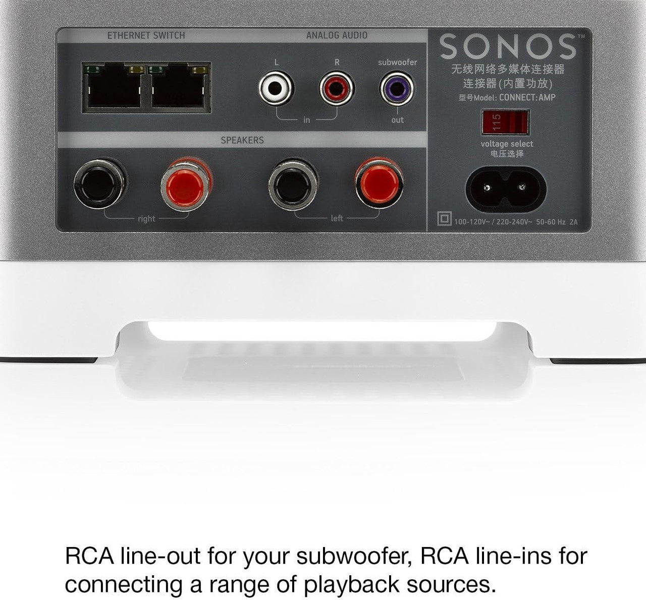 Sonos Connect Amp Digital Media Streamer 2nd Gen S2 VG
