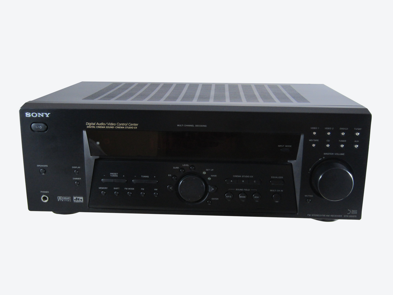 Sony STR DE675 5.1 Channel 500 Watt Receiver VG