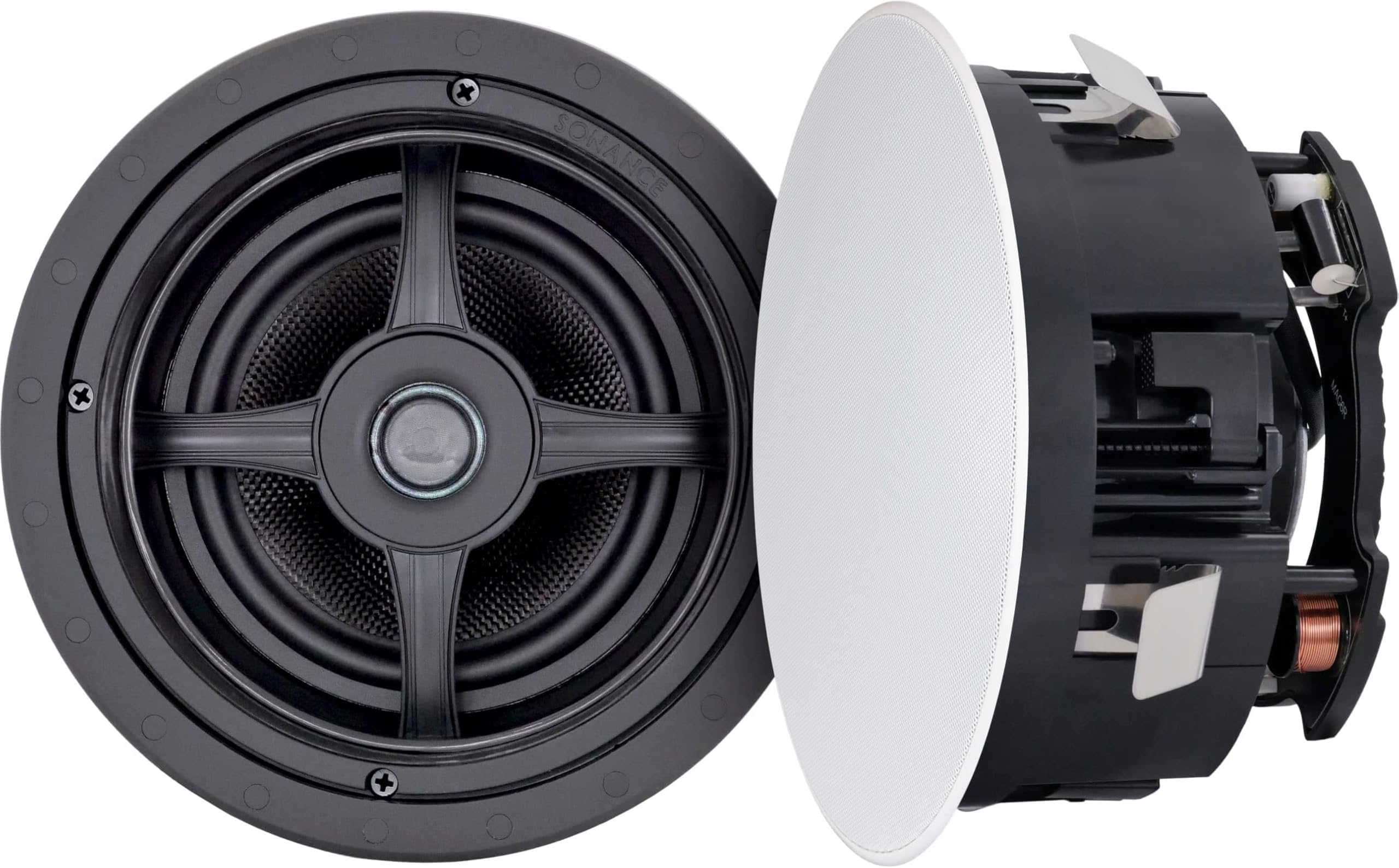 Sonance MAG6R - 6-1/2" 2-Way in-Ceiling Speakers (Pair) - Black LN
