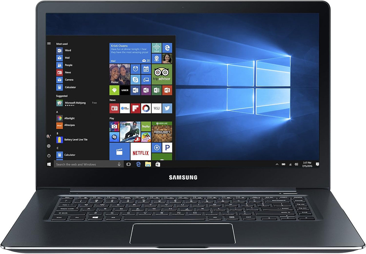 Samsung Notebook 9 pro 15.6" 4K Ultra HD Touch Screen Laptop Intel Core i7 8GB Memory 256GB SSD Pure Black