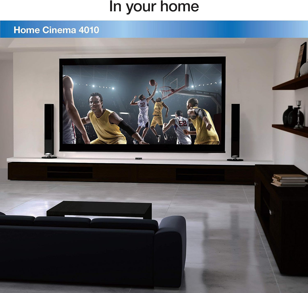 Epson Home Cinema 4010 4K PRO-UHD (1) 3-Chip Projector with HDR LN