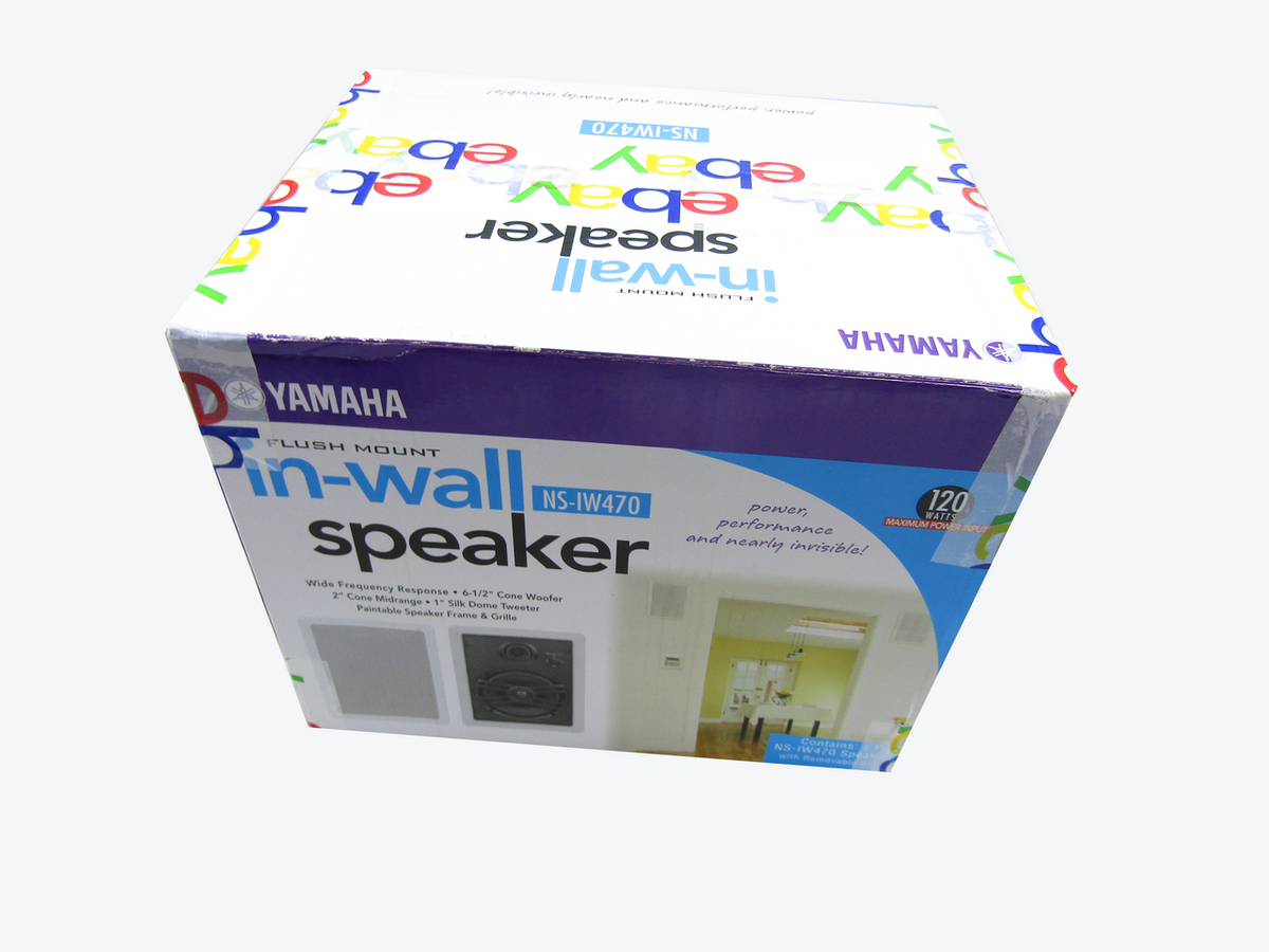Yamaha Corporation of America NSIW470WH 3 Way Speaker (White, Pair)