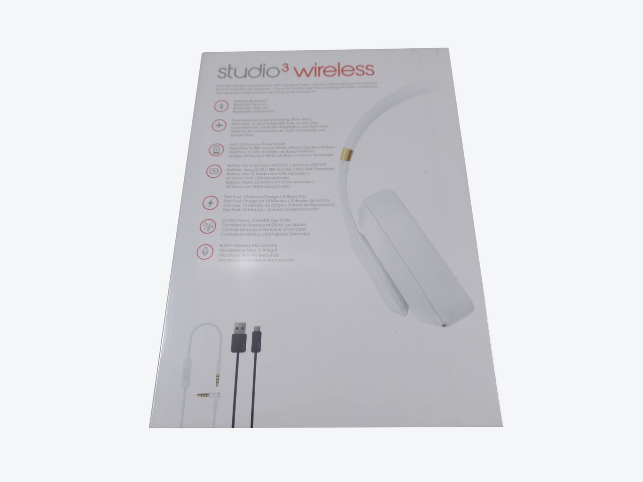 Beats Studio3 Wireless Headphones White
