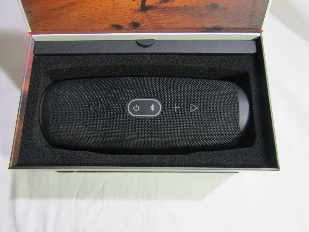 JBL Charge 4 Waterproof Portable Bluetooth Speaker with 20 Hour Battery - Black LN