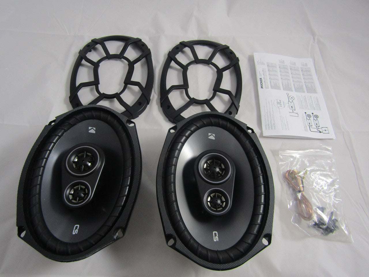 Kicker 43CSC6934 CSC693 6x9 3-Way Speaker Pair LN