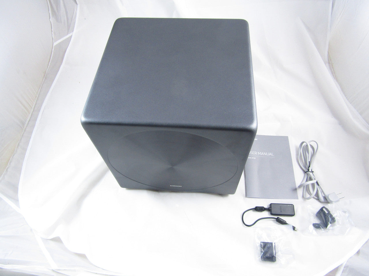 Samsung Sound+ SWA-W700 Wireless Subwoofer, Front Firing Design with 10-Inch Driver, Ultra-Deep 27Hz Bass, Pairs Automatically with Sound+ Soundbars LN