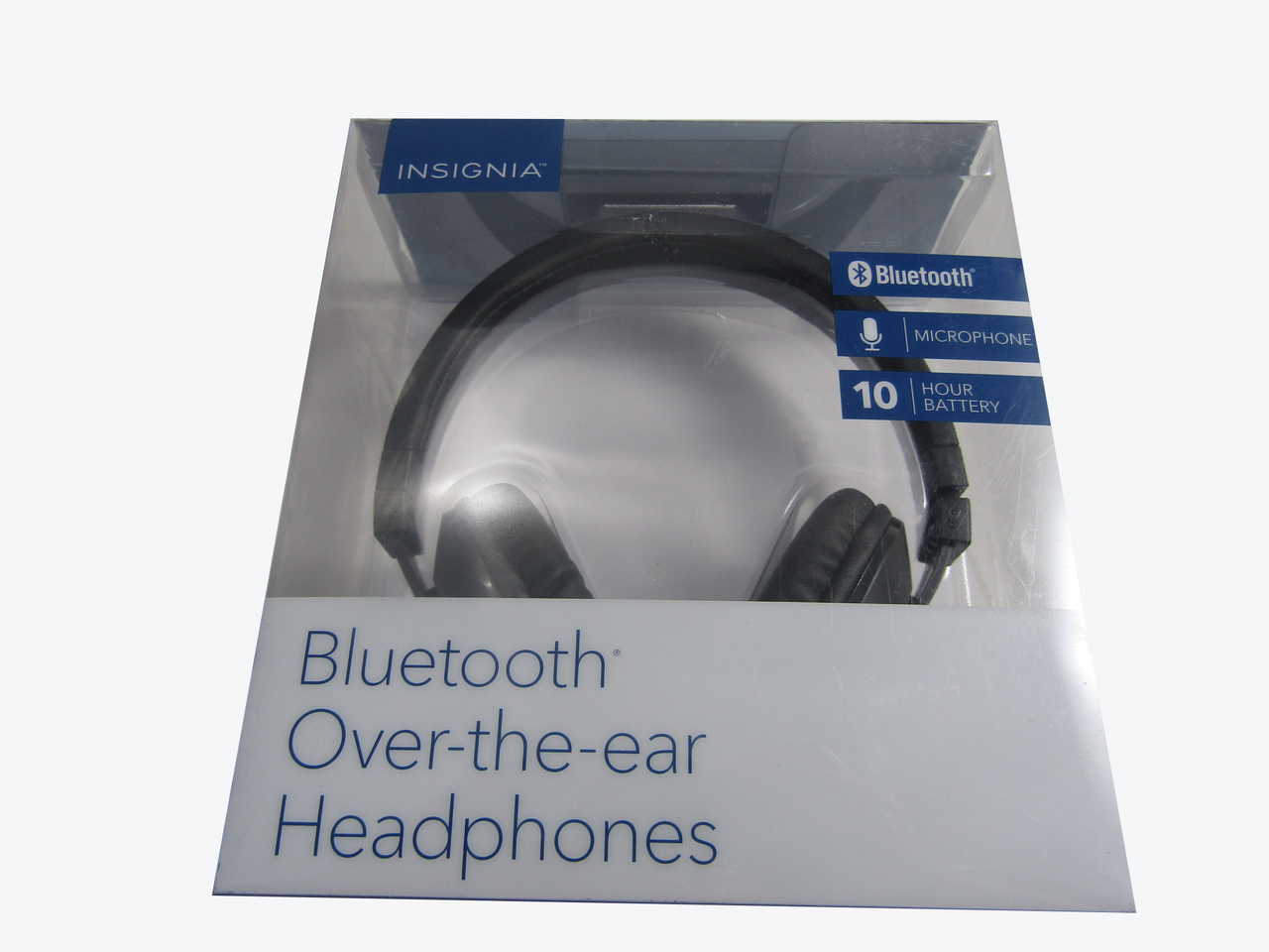 Insignia NS-CAHBTOE01 Bluetooth wireless Over-the-Ear Headphones - Black LN