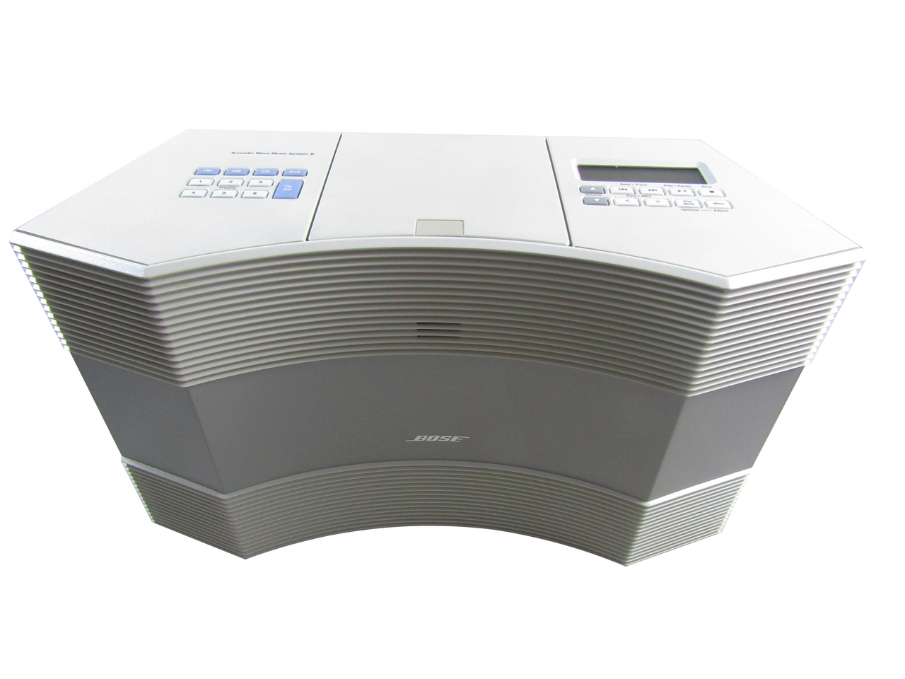 Bose Acoustic Wave music system II + Acoustic Wave system II 5-CD changer Platinum White VG