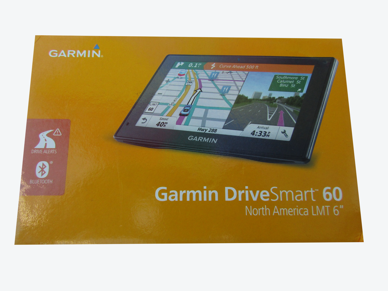 Garmin DriveSmart 60 NA LMT GPS Navigator System with Lifetime Maps and Traffic, Smart Notifications, Voice Activation, and Driver Alerts