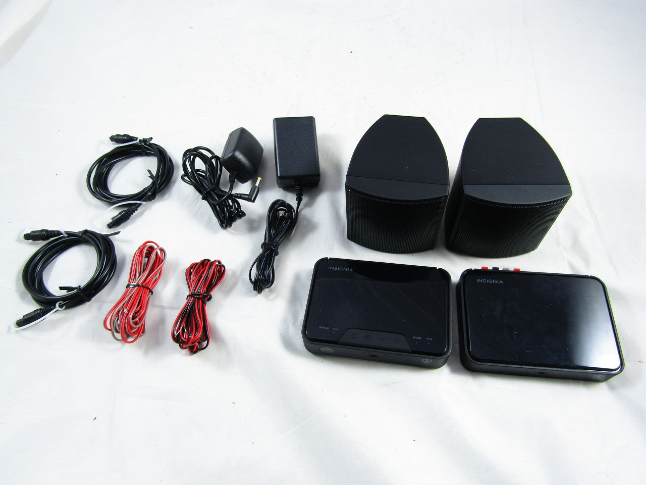 Insignia - Universal Rear Speakers (Pair) - Black Model: NS-HURSK18 LN