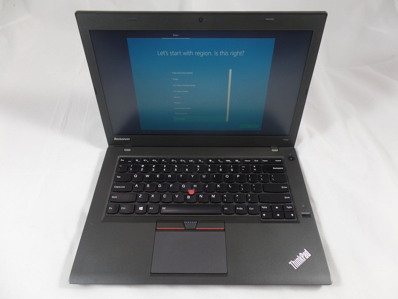 Lenovo ThinkPad T450 14" Laptop i7-5600U 8GB RAM  256GB SSD Windows 10 Pro VG
