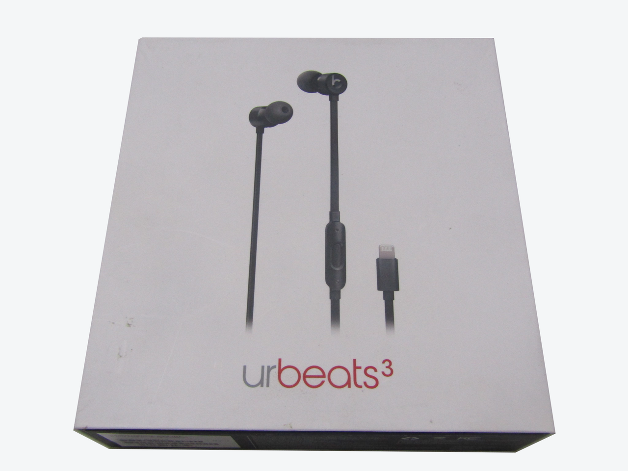 Beats urBeats3 Earphones Lightning Connector - Black MU992LL/A LN