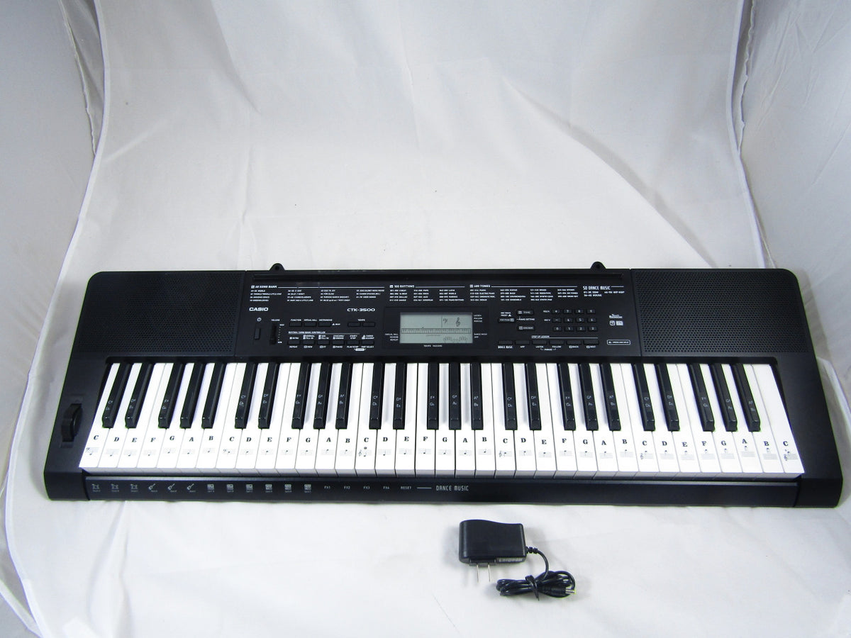Casio's CTK-3500 portable keyboard Black VG