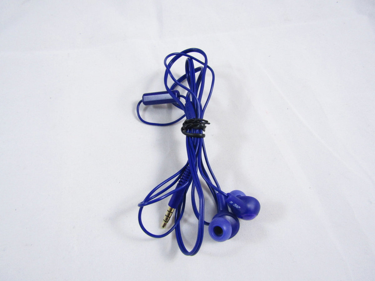 JVC HAFR6A Gumy Plus Headphones (Blue) VG