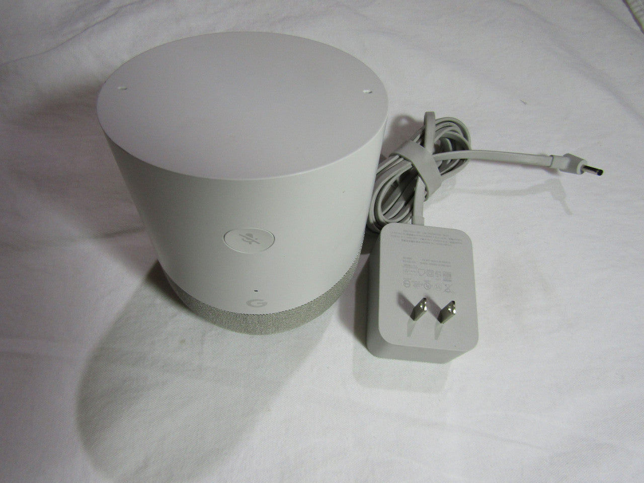 Google - Home - Smart Speaker with Google Assistant - White/Slate