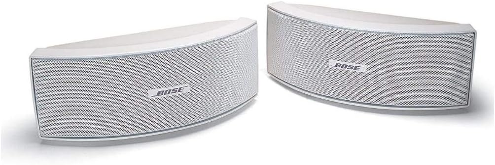 Bose 151 SE Environmental Speakers, Elegant Outdoor Speakers - White VG
