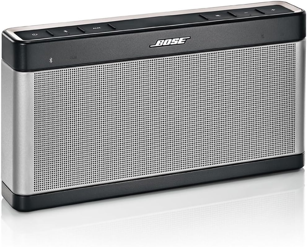Bose SoundLink Bluetooth Speaker III Portable Wireless Speaker, Silver VG