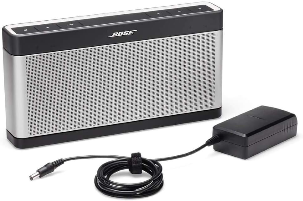 Bose SoundLink Bluetooth Speaker III Portable Wireless Speaker, Silver VG
