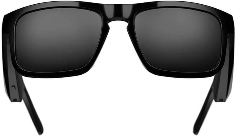 Bose Frames Tenor, Smart Glasses, Bluetooth Audio Sunglasses, with Open Ear Headphones, Rectangular, Black