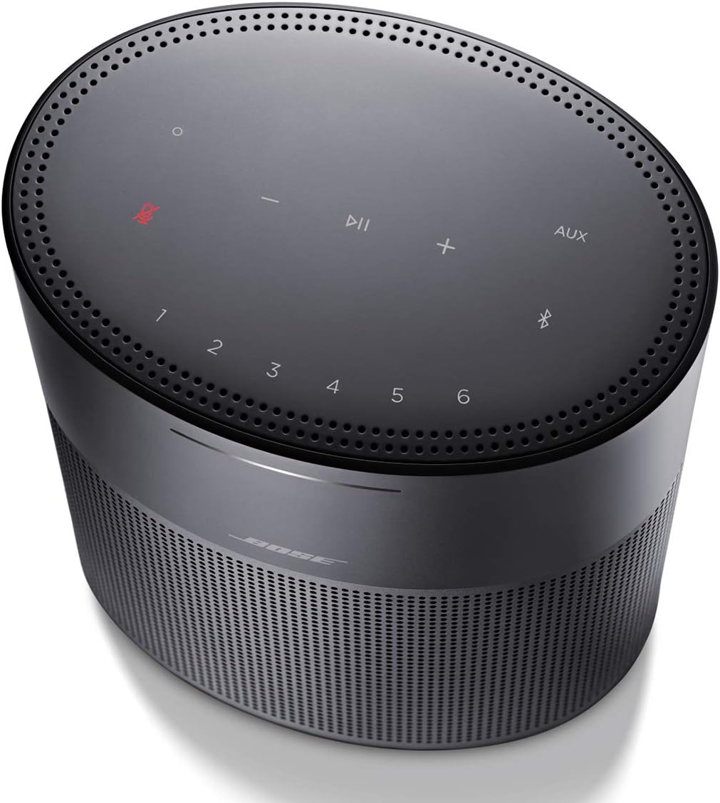 Bose Home Speaker 300 Smart Speaker with Alexa & Google Assistant – Triple Black, Used Very Good