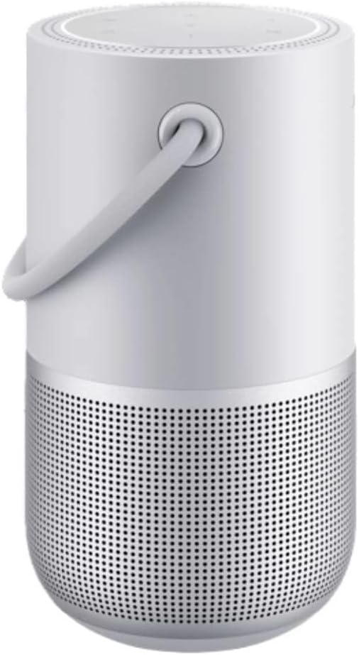 Bose Portable Smart Speaker 829393-1300 with Alexa, Wi-Fi & Bluetooth – Luxe Silver