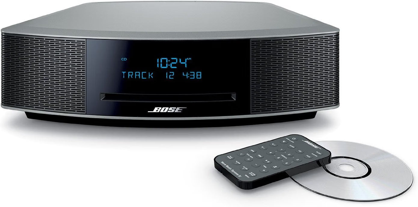 Bose Wave Music System IV 737251-1310 CD Player AM/FM Radio – Platinum Silver, Used Very Good
