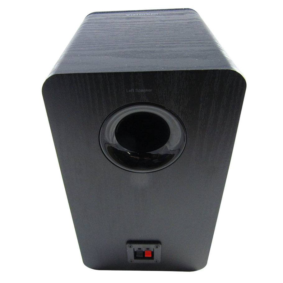 Insignia - Powered Bookshelf Speakers Each - Black. Model:NS-HBTSS116 AC 2