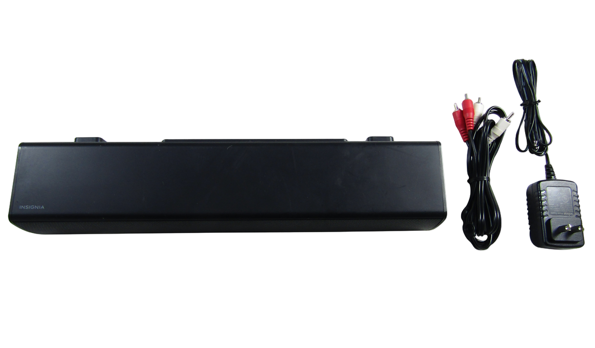 Insignia NS-HMSB20 2.0-Channel Mini Soundbar Black VG 1