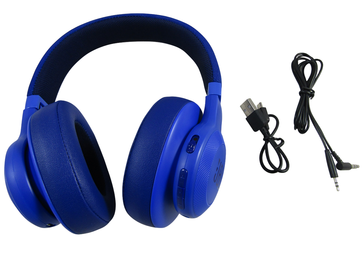 JBL Bluetooth Headphone Blue (E55BT) VG 1
