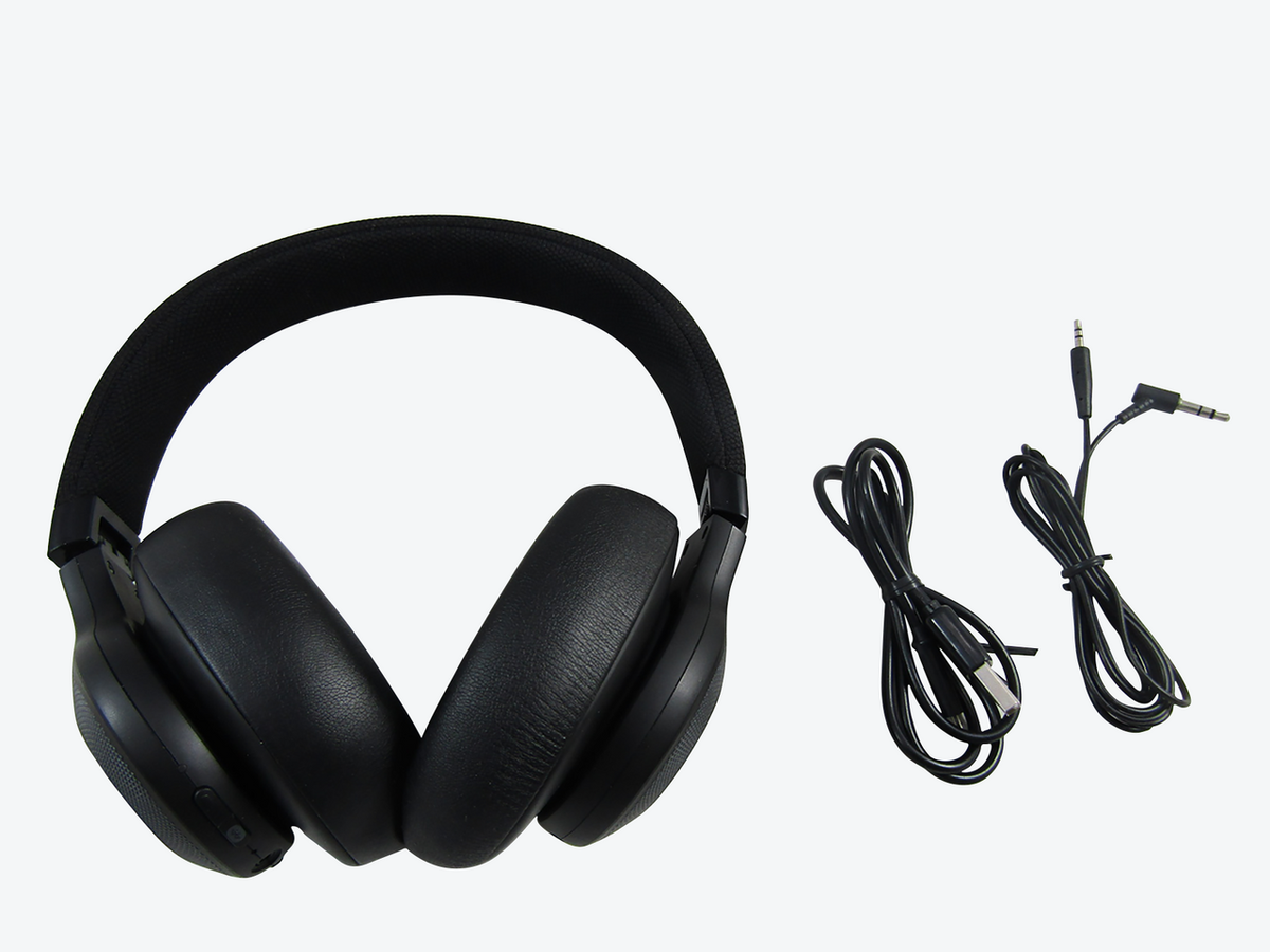 JBL E65BTNC Wireless over-ear noise-cancelling headphones Black VG