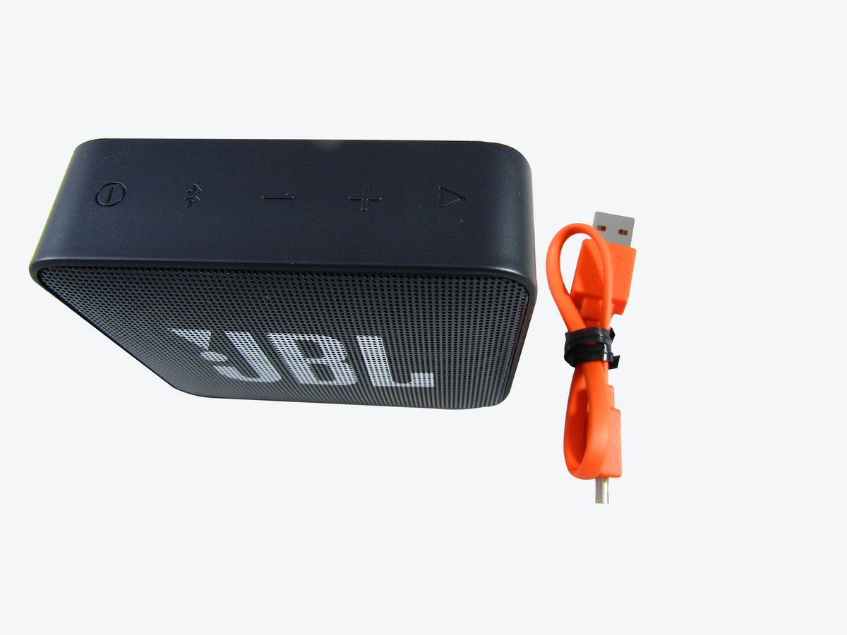 JBL JBLGO2BLK Go 2 Portable Bluetooth Waterproof Speaker Black VG