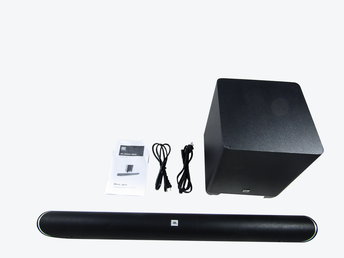 JBL Premium Soundbar 2.1-Channel Home Theater Speaker System, Black (Cinema SB250) AC